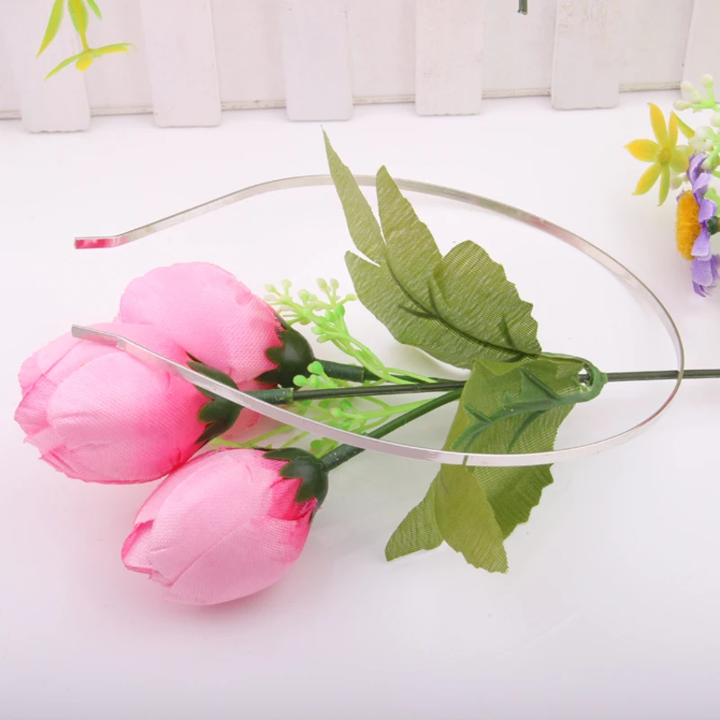 3 см DIY аксессуары для волос Металлические повязки на голову девушек серебристые