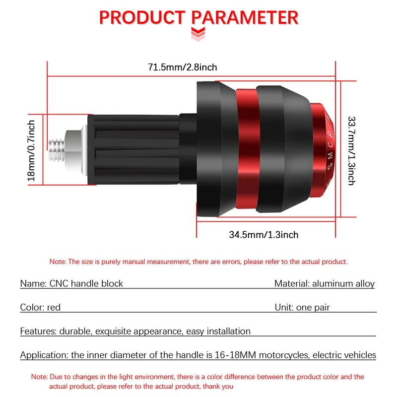 Универсальные наконечники для Руля Мотоцикла алюминиевые Грипсы руля мотоцикла