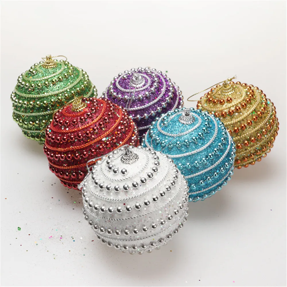 

Рождественские блестящие украшения для елки, шары, рождественские украшения, подвесные Подвески для елки, подарок на Новый год 2022