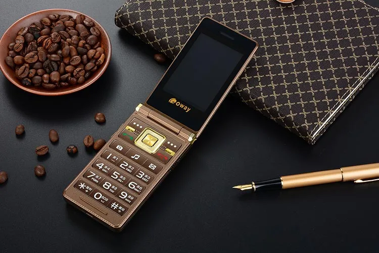 Флип 2," сенсорные GSM сотовые телефоны MP3 быстрый набор SOS запись вызова мобильный телефон старшего дешевый мобильный телефон раскладушка телефон