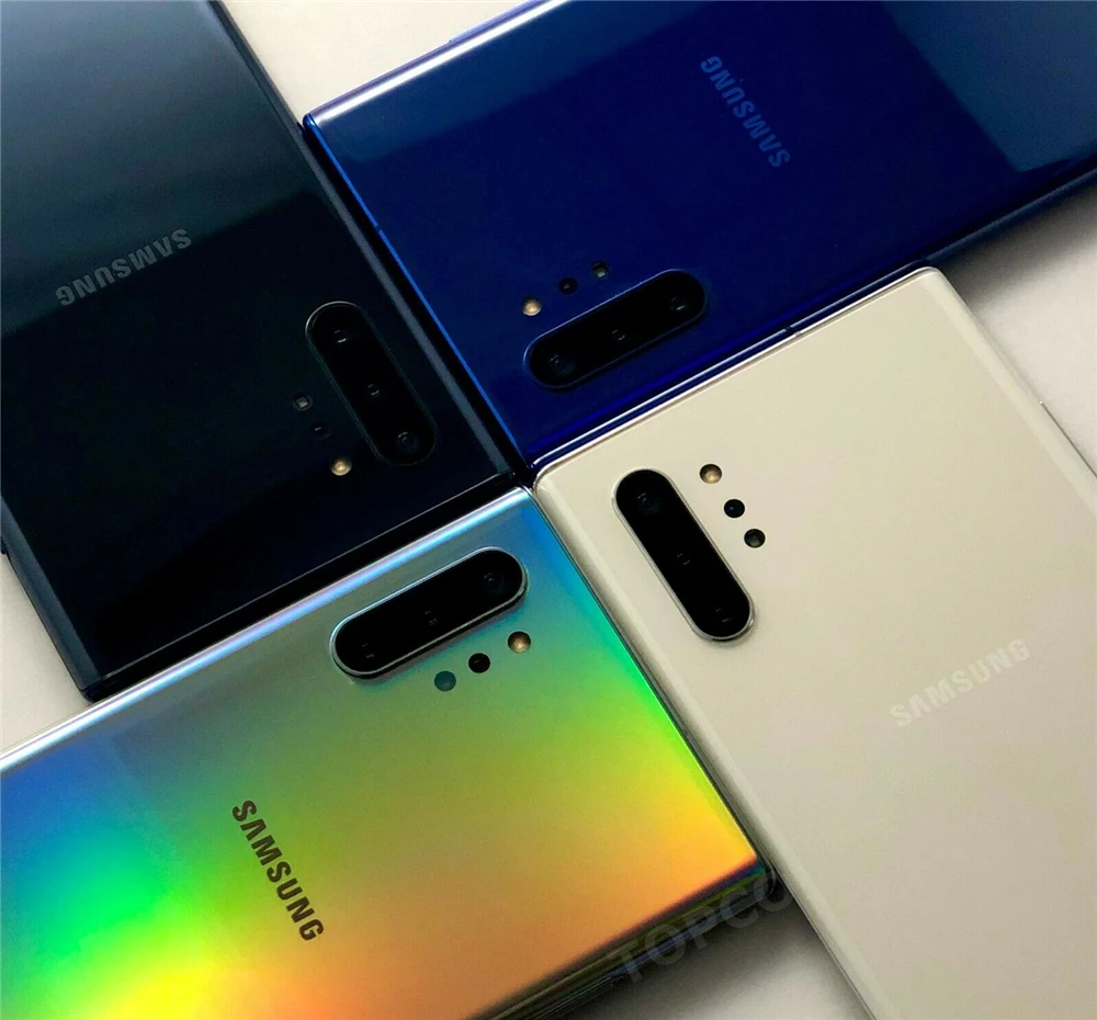 Samsung Galaxy Note10+ Note10 Plus N975U1 Original Mobile Phone Snapdragon 855 Octa Core 6.8" Dual 16MP&ampDual 12MP 12GB RAM&amp512GB |
