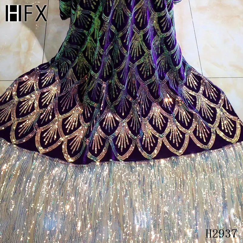 Нигерийская кружевная ткань африканская с пайетками 2019 Высококачественная