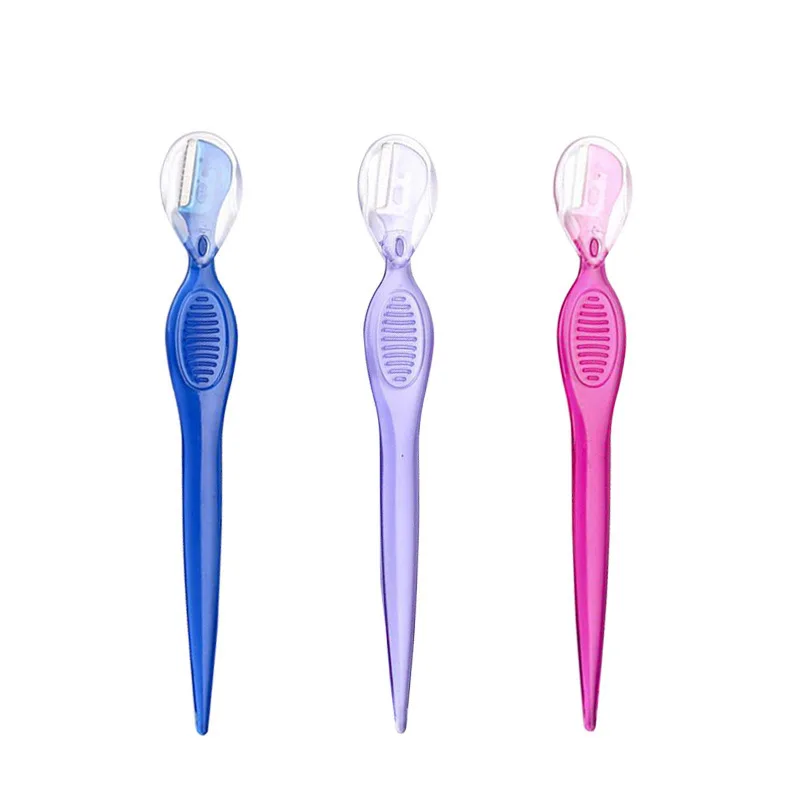 Women Facial Eyebrow Trimmer Portable Eyebrow Shaver Scissors Hair Remover Makeup Eyebrow Shaping Blade Makeup Tools