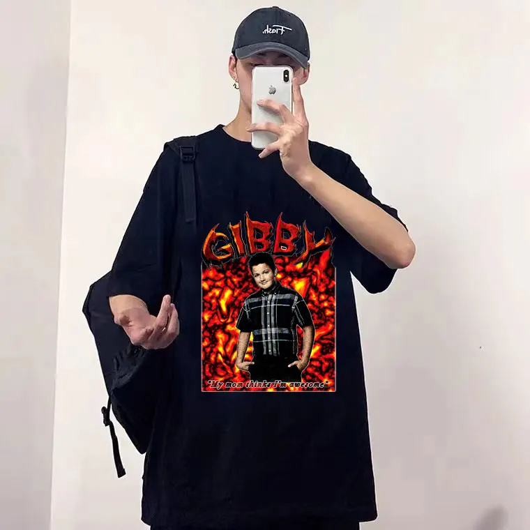 

Funny Gibby Icarly Meme New Print Tshirt Men Women Fashion EU Size T Shirts Mens Loose T-shirt Oversized Sports Tee Short Sleeve