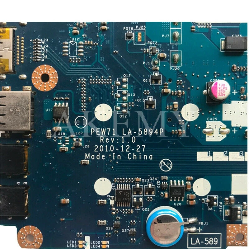 

The laptop motherboard For Acer aspire 5742 5742g LA-5893P MBBR702001 NVIDIA GeForce GT 420M Full test