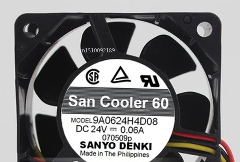 

Original fan 6025 9A0624H4D08 24V 0.06A 6CM