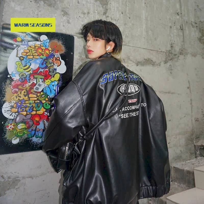 

Men's jacket 2021 new spring autumn Korean style trendy handsome loose soft winter women's jacket