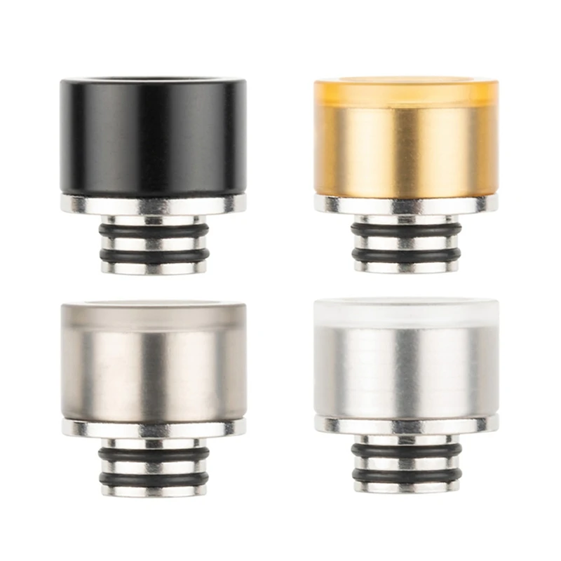 

Stainless Steel Driptip Vape Mouthpiece For 510 RDA RTA RBA RDTA Atomizer Coil Father SS Anti-spit Back 510 Drip Tip MTL