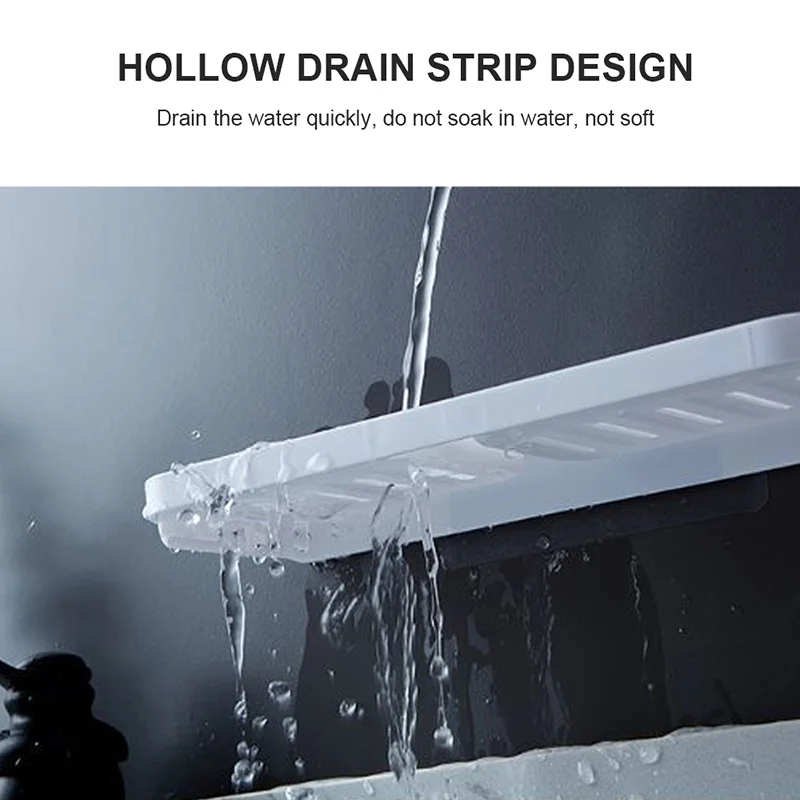 Пластиковый двухслойный ящик для мыла хранения органайзер с скрытым настенным