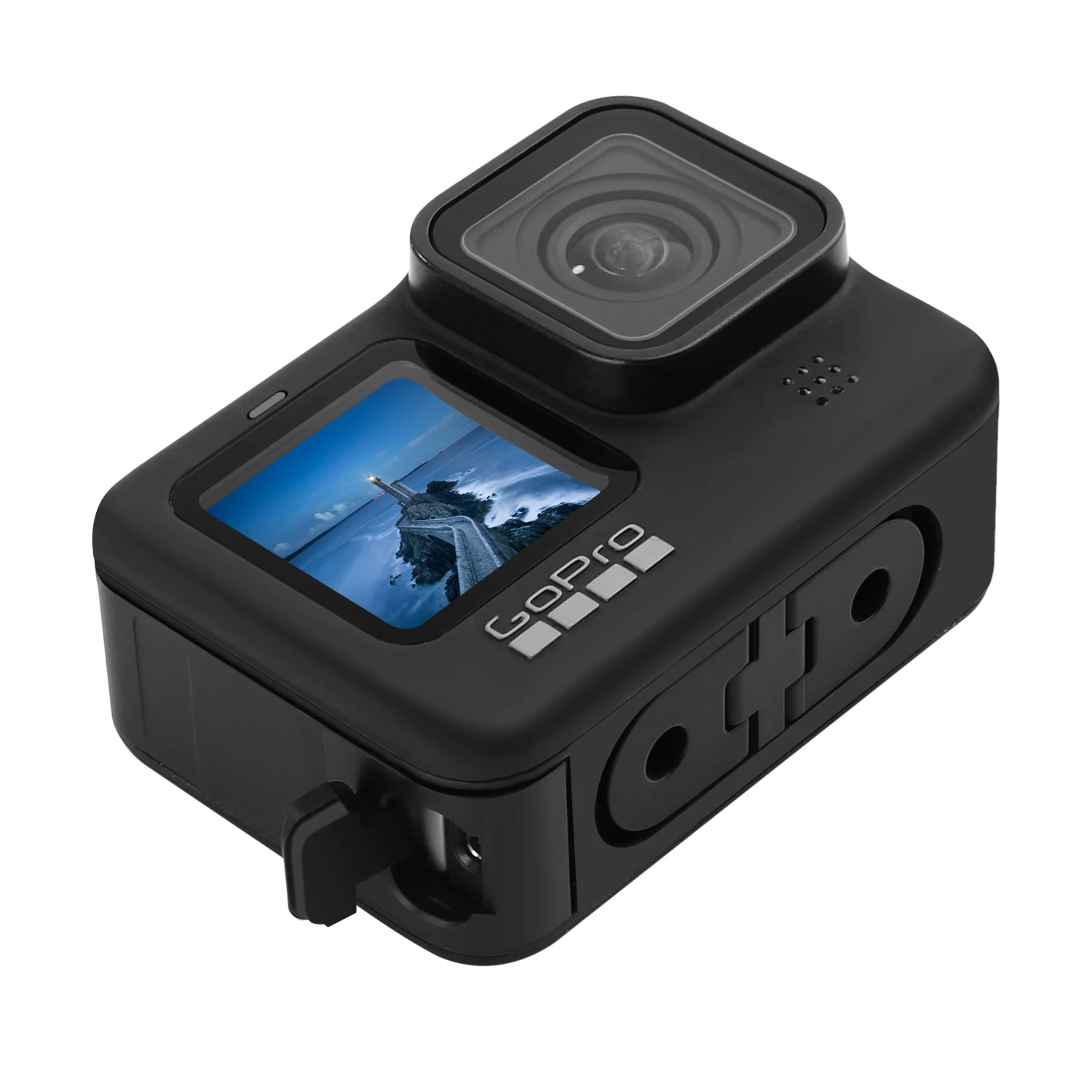 Алюминиевая Крышка батарейного отсека для камеры GoPro Hero 10 9 Black съемная крышка