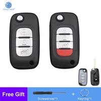 okeytech 34 buttons modified folding flip remote key shell case cover for benz smart fortwo 453 forfour 2015 2016 2017 key fob