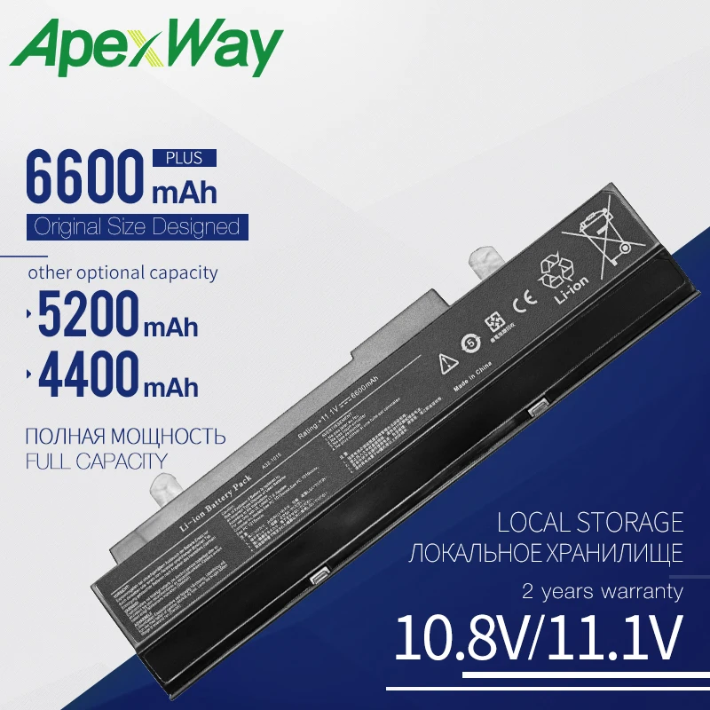 Аккумуляторная батарея для ноутбука ASUS Eee PC 11 1 1011 1015 1016 R011 R051 Series 1011B 1011C 1215 P 1015C 1011P