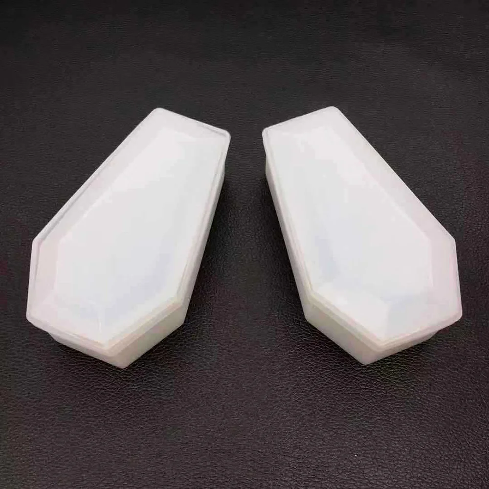 

Coffin Trinket Box DIY UV Silicone Mold Halloween Gothic Container Mold Resin Art Supplies Silicone Mold for Resin Making