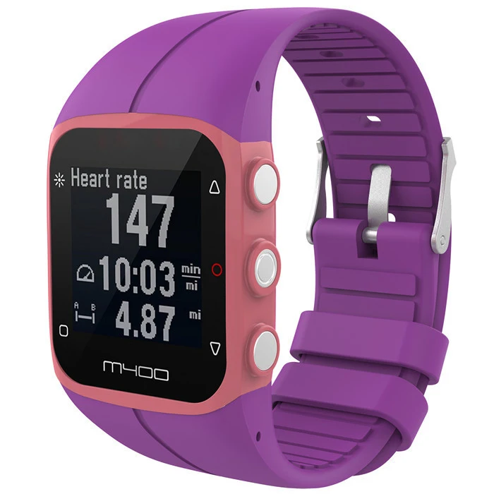 Ремешок силиконовый для смарт-часов Polar M400 M430 цветной сменный Браслет GPS-часов |