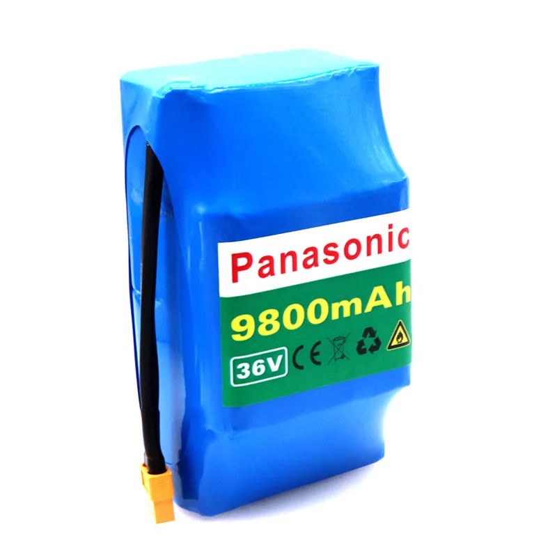 Panasonic 10S2P 36V литий-ионная аккумуляторная батарея 9800 мА/ч, 9.8AH аккумуляторная батарея для зарядки Ноута и сотового телефона Электрический самовсасывающий Ховерборд Одноколесный велосипед