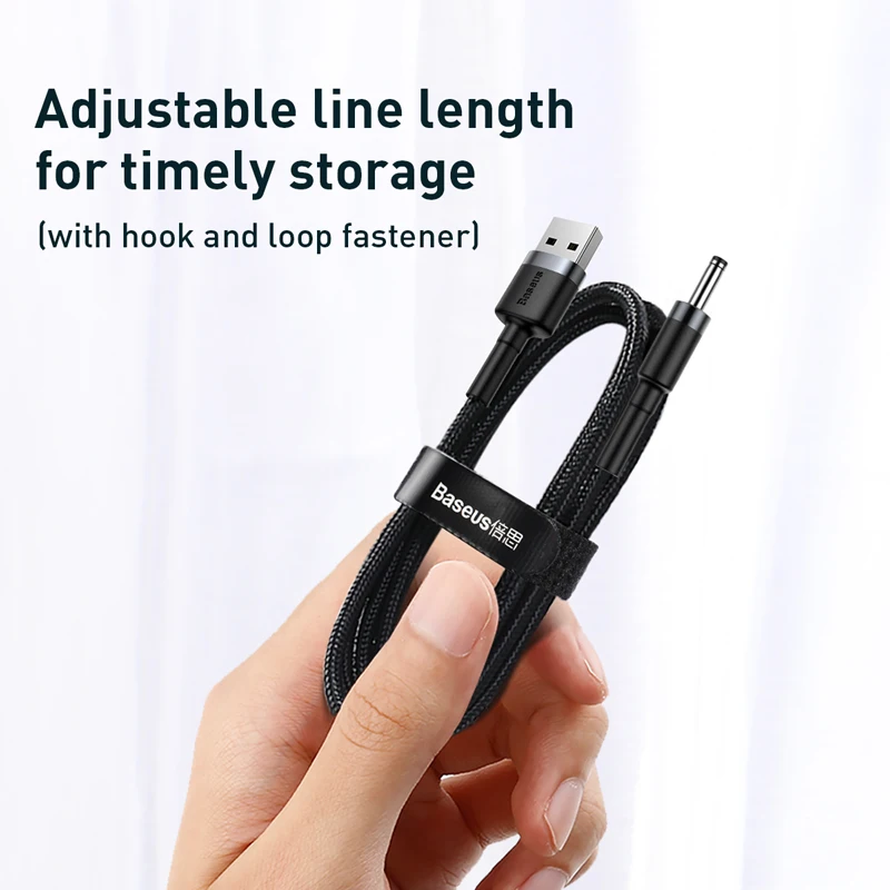 Baseus USB переменного тока в постоянный 3 5 мм Мощность кабель для передачи данных