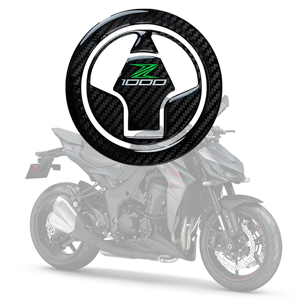 3D углеродный вид мотоциклетная Крышка для газового топлива Наклейка из