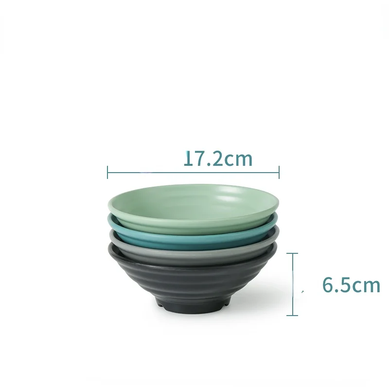 Nordic Tableware Melamine Noodle Bowl Commercial Net Red Plastic Big Soup Rice Restaurant | Дом и сад