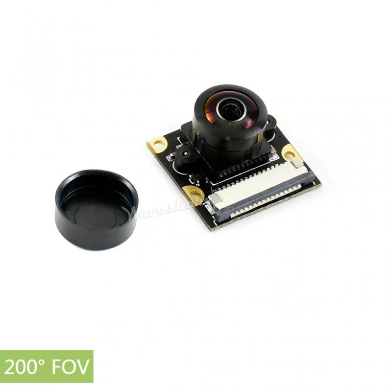 

IMX219-200 Camera for Jetson Nano Developer Kit and Compute Module 3/3+, 200 Degree FOV 8 Megapixels