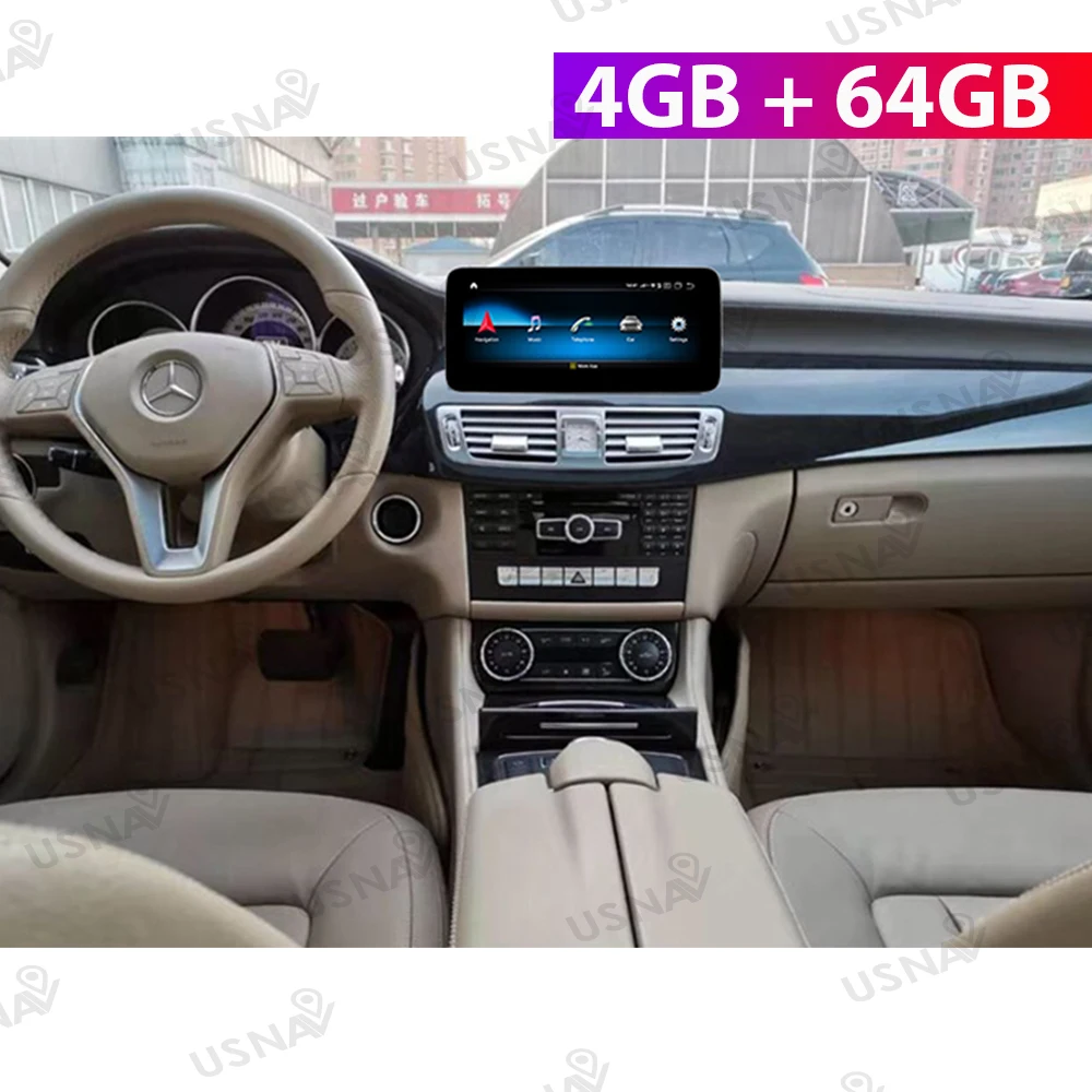 

USNAV Android 10.25 Car Radio for Mercedes Benz CLS Class W218 2012 - GPS DVD Player Touch Screen Multimedia Stereo Audio IPS BT
