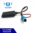 Автомобильный Кабель-адаптер Bluetooth Aux KCE-237B, подходит для Alpine CDE-W203Ri IDA X303 X305 X301