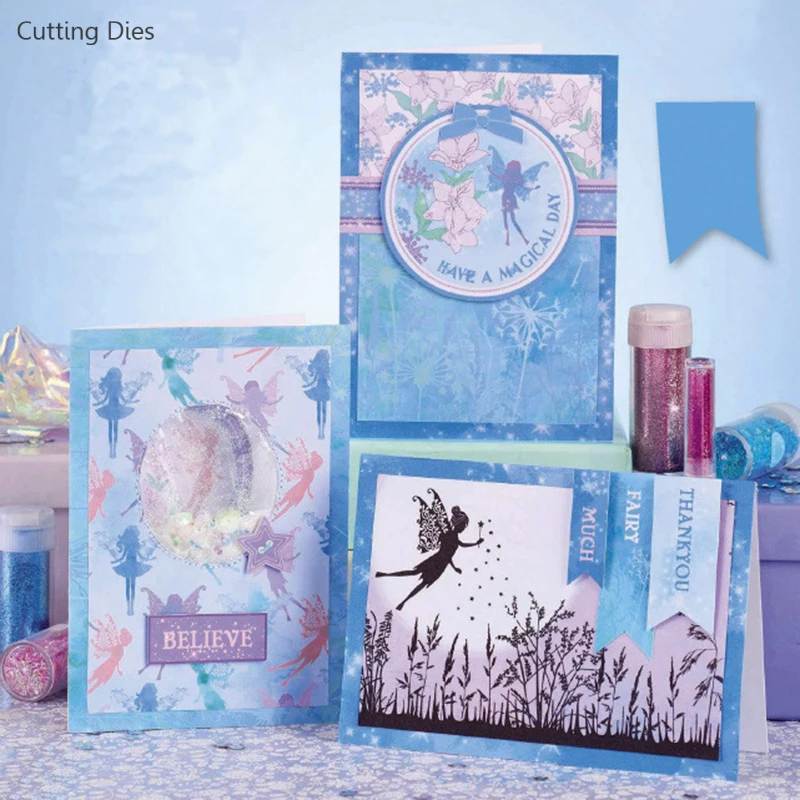 2019 Новинка 14 шт. Фея подставки для семейного альбома бумага Оригами