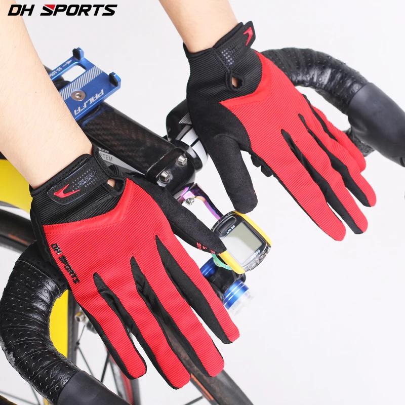 Велосипедные перчатки полный палец спортивные противоударные MTB велосипедные с