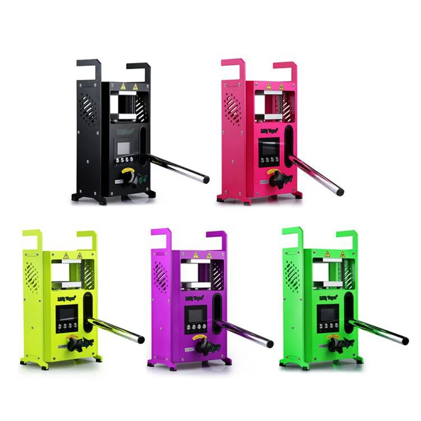 

Newest design 4 ton 4*4 inches Hydraulic Rosin Press Machine KP-4Heat Press dual heated plates Portable Oil Wax Extracting Tool