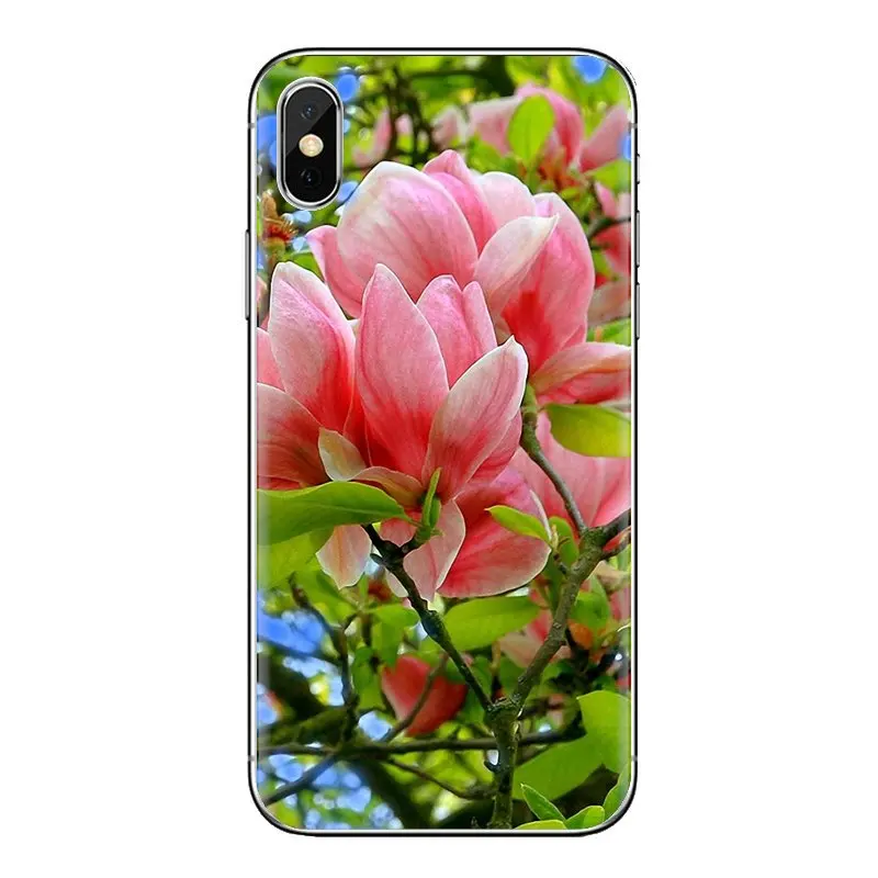 For Xiaomi Redmi 4 3 3S Pro Mi3 Mi4 Mi4i Mi4C Mi5 Mi5S Mi Max Note 2 sweet magnolia flower Soft Transparent Shell Covers |