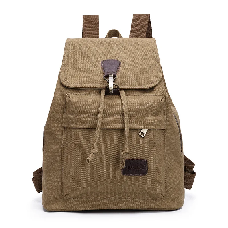 

Korean Style of The New Wave Ladies Canvas Backpack Retro Casual Fashion Student Computer Unisex Backpack