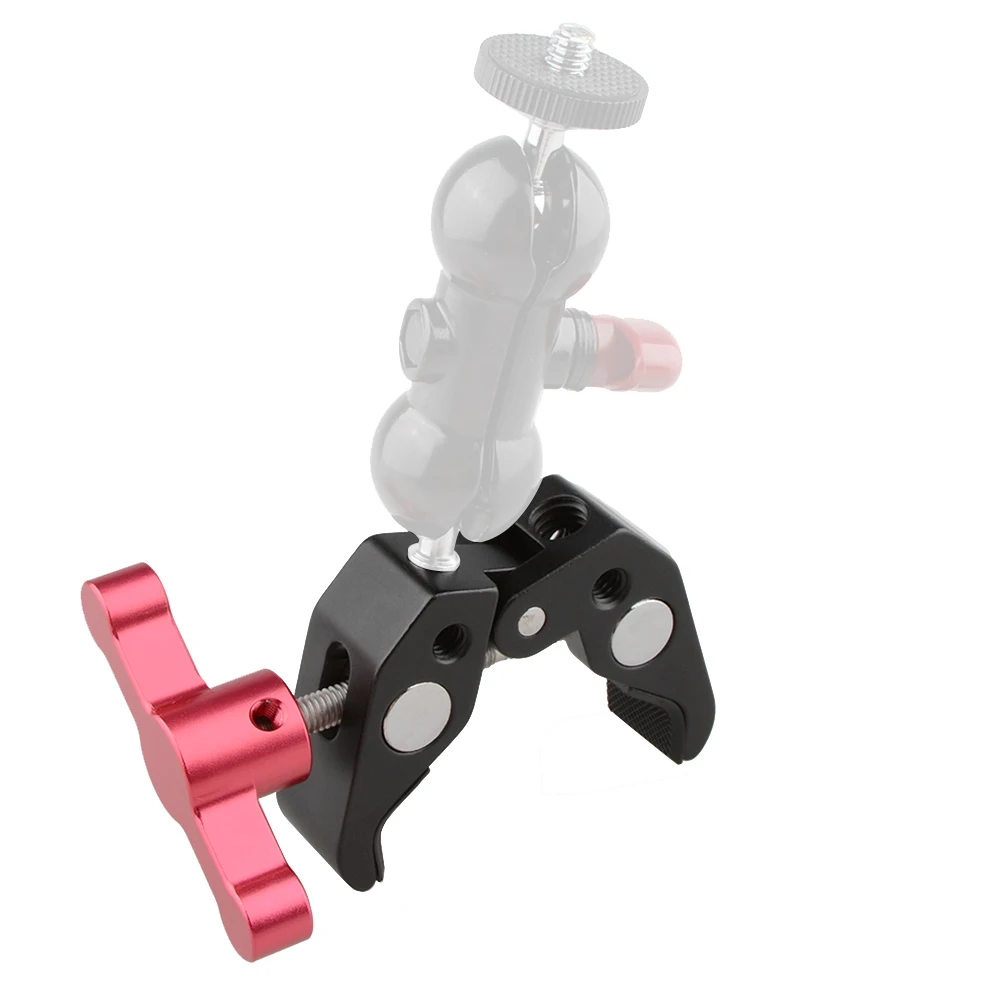 CAMVATE Super Clamp плоскогубцы с зажимом 1/4 дюйма 20 дюймов и 3/8 16 резьбовых отверстий для