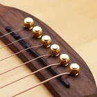 6 шт.компл. гитарный штифт гитарные струны металлические гвозди для акустической гитары Струны для гитары фиксированный конус