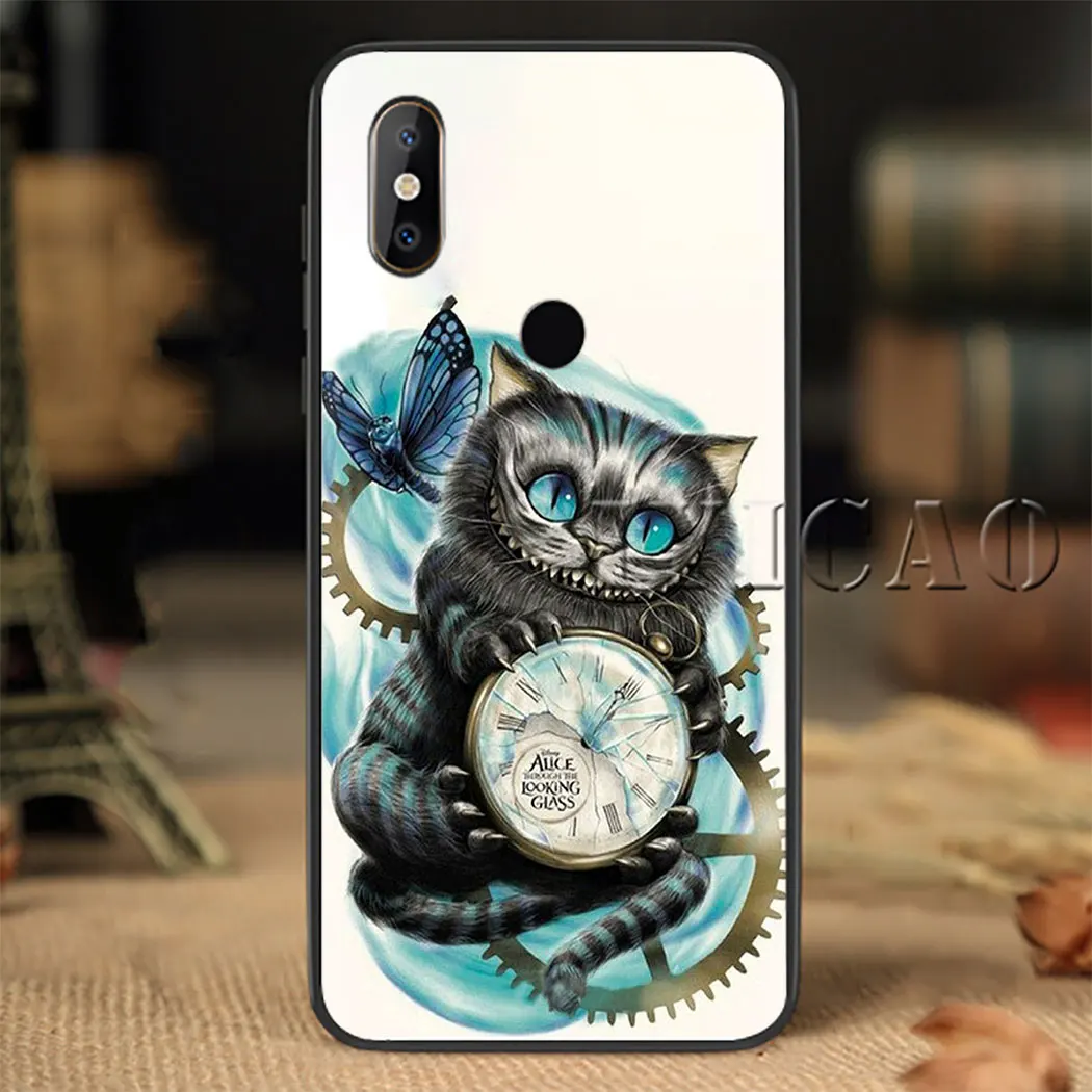 Из мультфильма Чеширского Кота или мягкий силиконовый чехол для Xiaomi Redmi 5 6 7 4A 4X 5A 6A