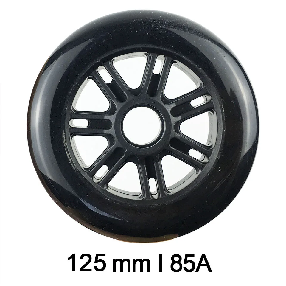 

Роликовые коньки 6 шт./лот, скоростные роликовые коньки, колеса 125 мм, 85A, гоночные колеса для детей и взрослых, Powerslide, скоростные патины LZ80