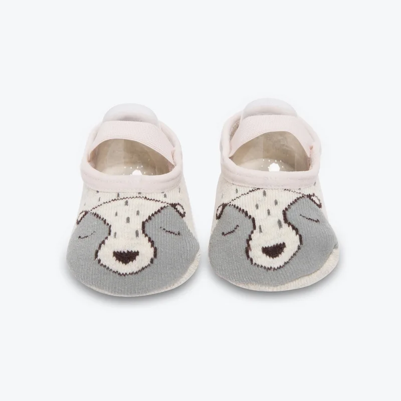 1 пара модные Нескользящие хлопковые носки тапочки с милым рисунком для