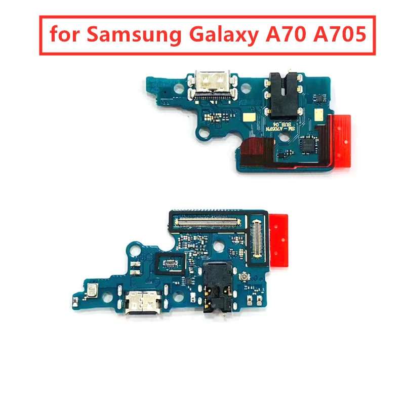 

Для Samsung Galaxy A70 A705 USB зарядное устройство Порт док-станция разъем печатной платы ленточный гибкий кабель зарядный порт компонент Замена