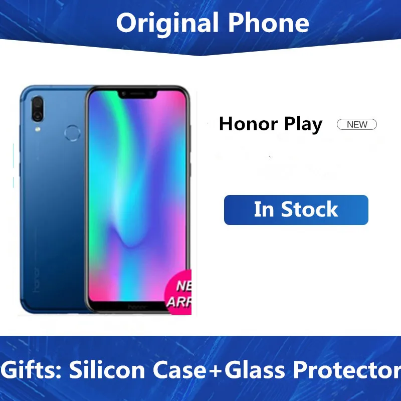 Оригинальный Смартфон Honor Play 4G LTE экран 970 дюйма Android 8 1 IPS 6 3x128 ГБ ОЗУ Гб ПЗУ 16 МП