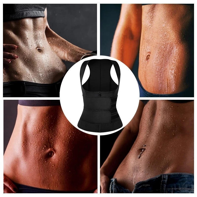 Женский корсет для талии моделирующий костюм сауны Srap на молнии бюстье белье