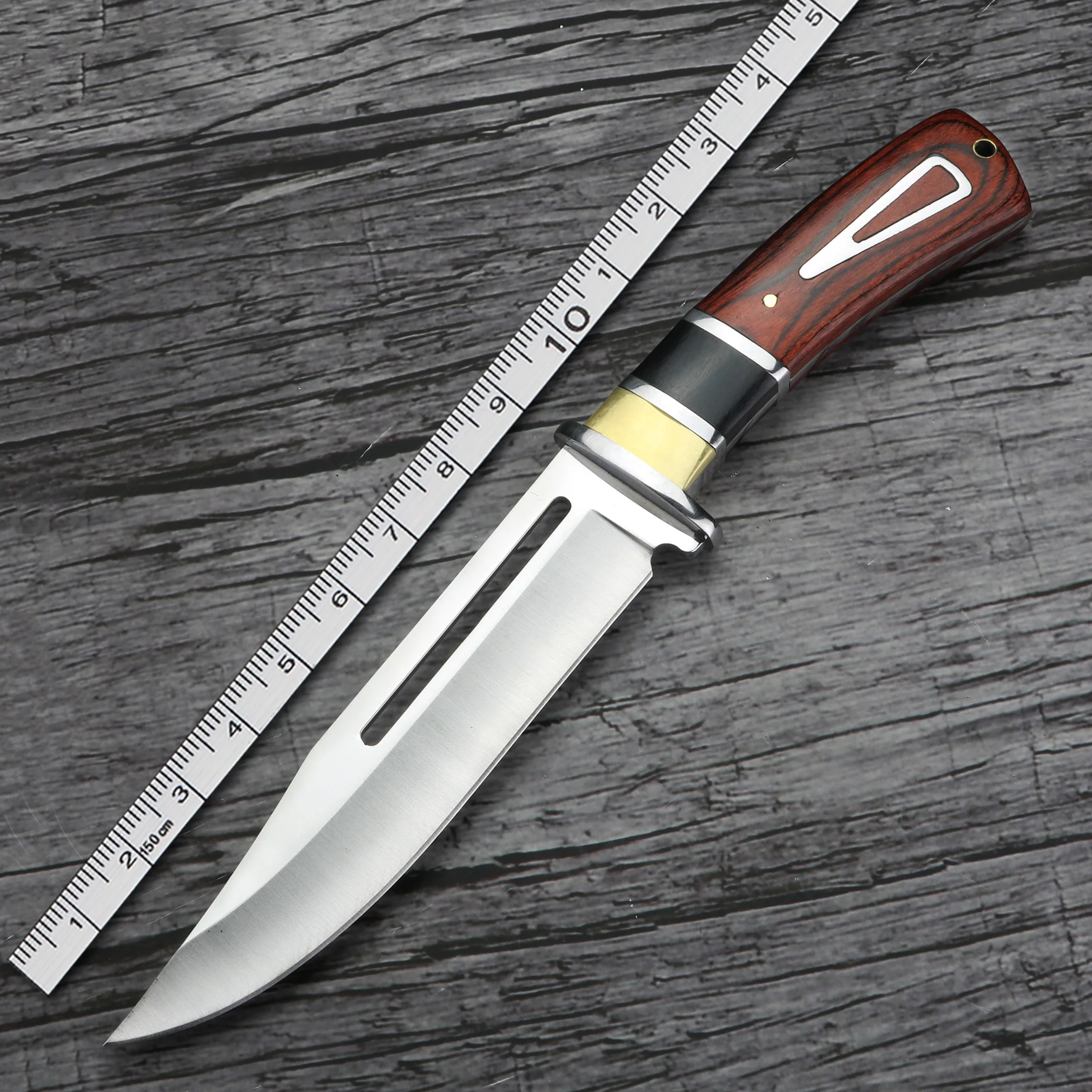 

Outdoor Survival Knife Camping Hunting Knife Japanese Mirror Fixed Blade Knives Stainless Steel Jungle Adventure Tool