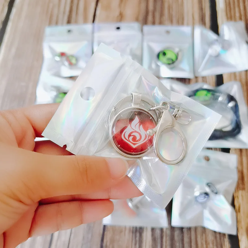Брелок в стиле аниме Hunter X стеклянная подвеска-кабошон сплав цепочка для ключей