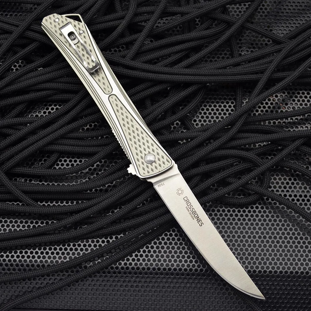 CRKT-7530 Pocket Folding Knife Aluminum Alloy Handle AUS-8 Blade Tactical Survival Hunting Knives Outdoor Camping Multi EDC Tool |