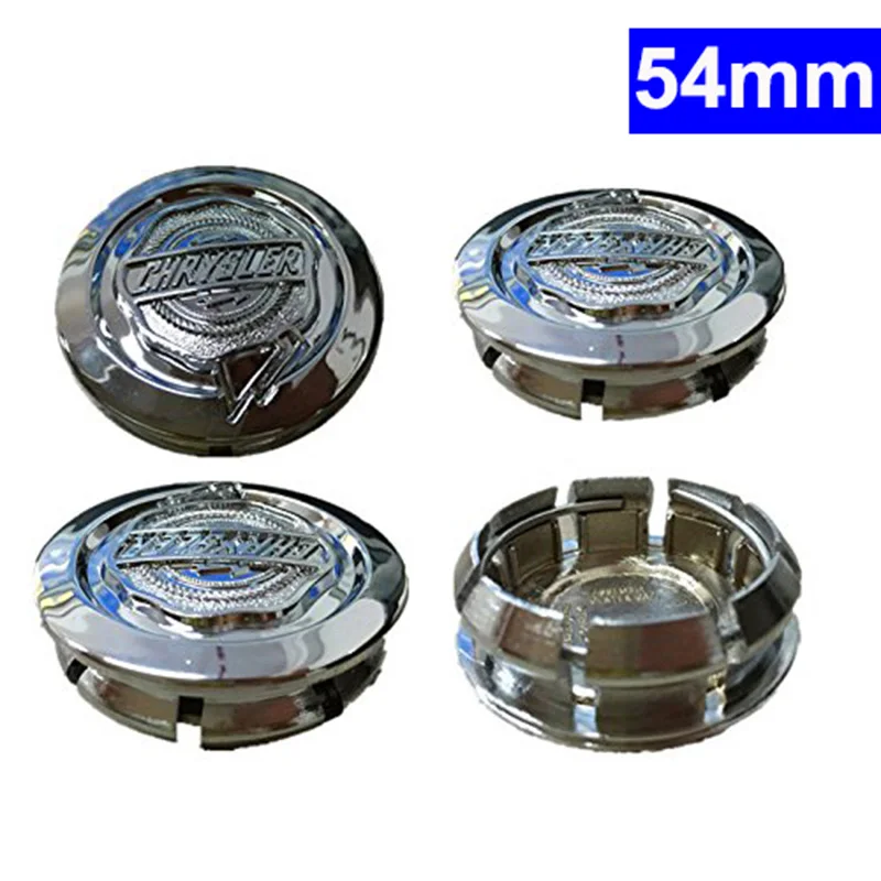 

4pcs 54mm For Chrysler Wheel Center Hub Cap Car Rim Badge Logo Emblem Covers for 300C Sebring Pacifica 04895899AB