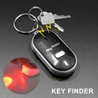 Key Finder Анти-потерянный смарт-ключ отслеживающее устройство с светодиодный фонарь свисток, ключевой искатель мигающий пищать клавиши трекер локатор для детей