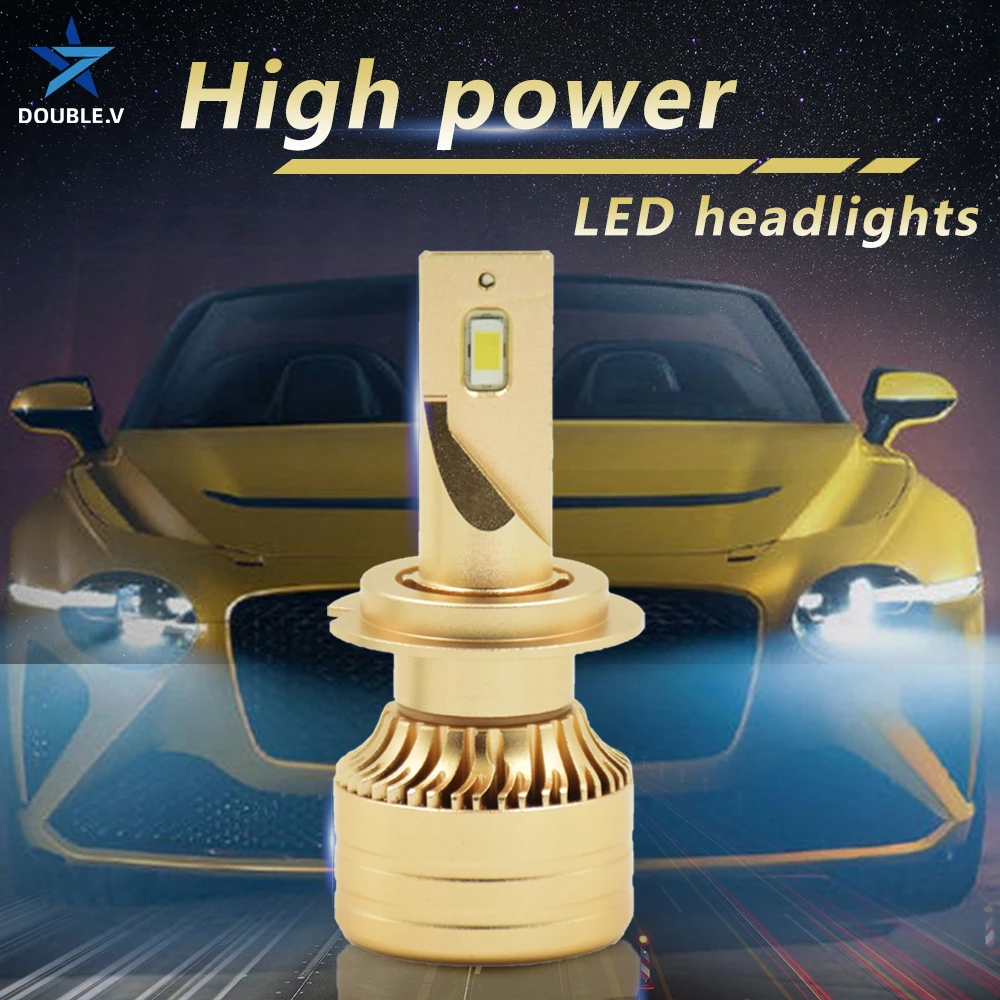 Автомобильный Передний фонарь H4 110W 16000LM LED H7 canbus H1 H3 H8 H11 9005 9006 55W Csp 6500K