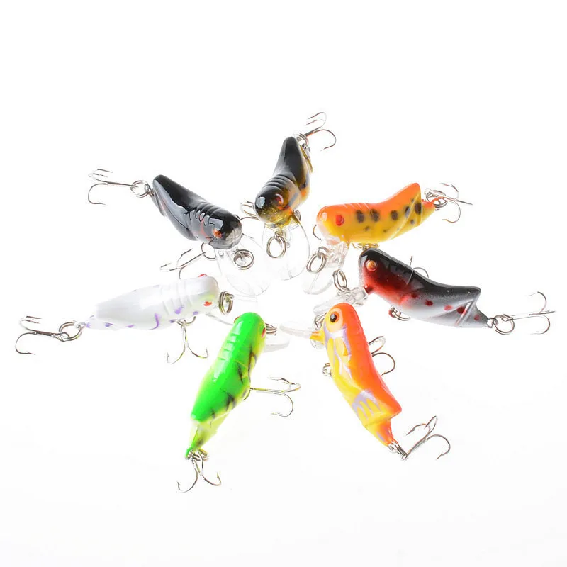 7 шт./компл. 4 5 см/4 1 г приманки рыболовные Пластик жесткая Приманка Minnow