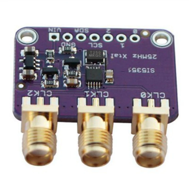 10 шт. DC3V-5V CJMCU-5351 Si5351A Si5351 I2C генератор часов Breakout Board модуль сигналов часы 8 кГц-160