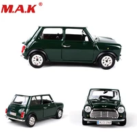 124 diecast car 1969 mini cooper classic vehicle models sport cars toys redgreen color for collectible
