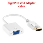 Видеоадаптер dp-vga, адаптер Thunderbolt типа папа, 1080p, мама, Кабели VGA, адаптер для VGA DLLE DP для ноутбука