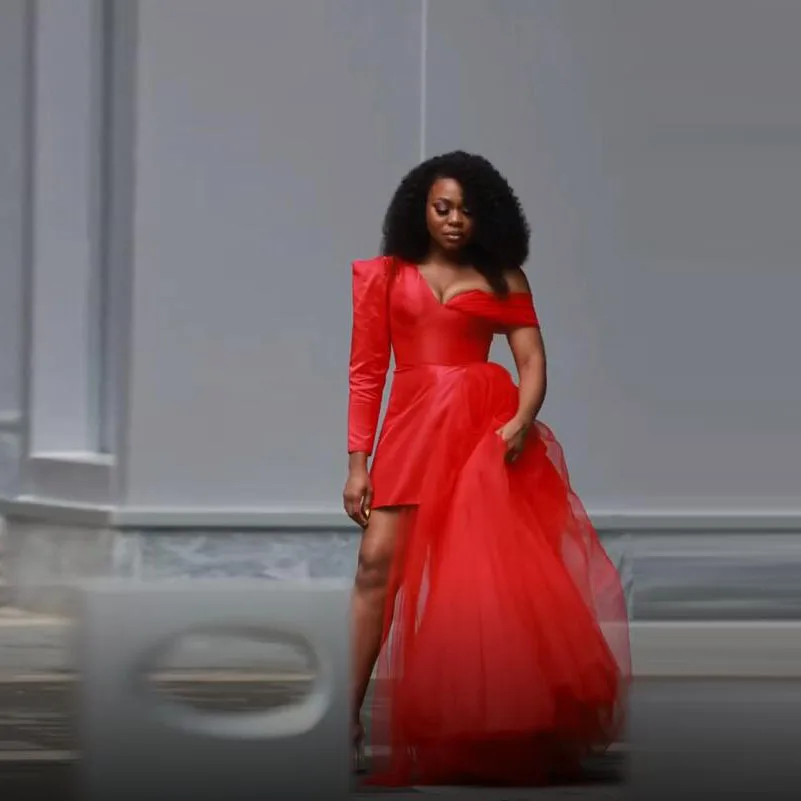 

Женское вечернее платье, красное платье с заниженной талией, роскошное бальное платье