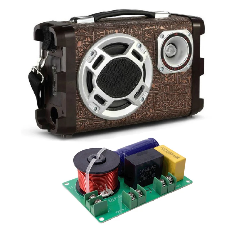 2 шт 100W 2-сторонняя ВЧ бас DIY Динамик стабилизатор напряжения автомобильного аудио